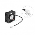 Delock Axiální ventilátor: 5 V DC, 80 x 80 x 25 mm, černý
