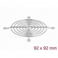 Delock Mřížka ventilátoru, 92 x 92 mm, stříbrná