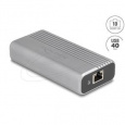Delock Síťový adaptér USB Type-C™, USB 40 Gbps, 10 Gigabit LAN, 1 x RJ45