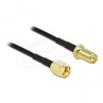 Delock Anténní kabel RP-SMA samec na RP-SMA samice LMR/CFD100 2 m low loss