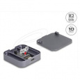 Delock Magnetický kryt USB Type-C™, 10 Gbps, 1 x SSD M.2 NVMe nebo SATA