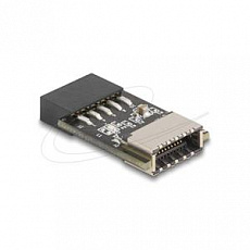 Delock USB 2.0 Adaptér ze zásuvkového pinového konektoru na interní zásuvku USB Type-E Key A