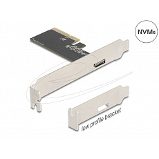 Delock PCI Express x4 Karta na 1 x externí OCuLink SFF-8612 - Low Profile