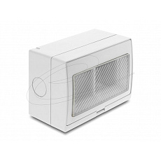 Delock Povrchová krabice Easy 45, vodotěsná dle IP55, 4 port