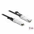 Delock Twinax kabel QSFP28 samec na QSFP28 samec 100 Gbps 3 m