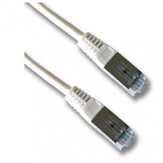 DATACOM Patch cord FTP CAT5E 0,5m bílý