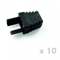DATACOM Manžetka pro plug RJ45  černá  (10ks)