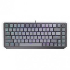 Endorfy Thock V2 75% Klávesnice, herní, drátová, mechanická, Endorfy Red, US layout, 75% velikost, ARGB, hliník, USB,šedá