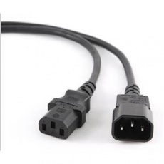GEMBIRD Kabel síťový  1 m napájecí (C13 to C14), VDE