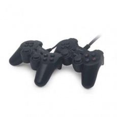 GEMBIRD JPD-UDV2-01 Dvojitý USB herní ovladač pro PC s duální vibrací
