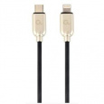 GEMBIRD USB Type-C na 8pinový nabíjecí a datový kabel, 1 m, černý