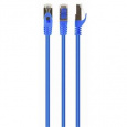 GEMBIRD PP6A-LSZHCU-B-10M patchcord RJ45 cat.6A SFTP LSZH 10m modrý