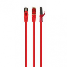 GEMBIRD S/FTP Cat. 6A LSZH patch cord červený 3m