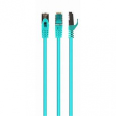 GEMBIRD S/FTP Cat. 6A LSZH patch cord zelený 1m