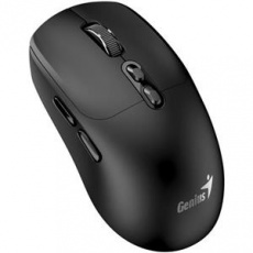 Genius NX-8080S BT Myš, bezdrátová, optická, 1600DPI, 7 tlačítek, tichá, Copilot, 2,4GHz, Bluetooth 5.3, černá
