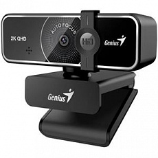 Genius FaceCam 3000AF,Webkamera, 4Mpx, 2560×1440, 60fps, autofocus, mikrofon, krytka soukromí, stojan, USB, USB-C, černá