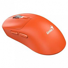 Genius NX-8260S BT, Myš, bezdrátová, optická, 2400DPI, 6 tlačítek, tichá, dobíjecí, Copilot, Bluetooth + 2,4 GHz, oranžová