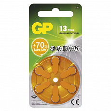 GP ZA13 - Baterie do naslouchadel  6 ks