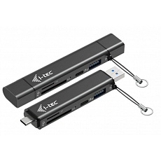 i-tec USB-C/USB-A Dongle SD, TF and 2x USB (1x USB-A, 1x USB-C)