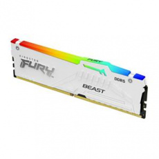 KINGSTON 16GB 6000MT/s DDR5 CL30 DIMM FURY Beast White RGB XMP