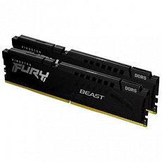 KINGSTON 128GB 5600MT/s DDR5 CL40 DIMM (Kit of 2) FURY Beast Black