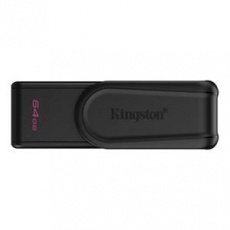 KINGSTON 64GB Portable USB 3.2 Gen 1 DataTraveler Exodia S (Black/Black)
