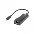 LANBERG USB->RJ45 ETHERNET ADAPTÉR SÍŤOVÁ KARTA  USB-C 3.1 1X RJ45 1GB KABEL