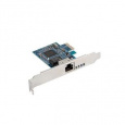 LANBERG PCI-EXPRESS->RJ45 ETHERNETOVÝ ADAPTÉR SÍŤOVÁ KARTA  PCI-E X1 1X RJ45 1GB BROADCOM+ NÍZKÝ PROFIL