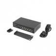 LANBERG SWITCH  4X 100MB POE+/2X 100MB UNMANAGED RACK 10"/19" FAST ETHERNET 60W