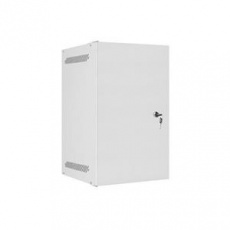 LANBERG RACKOVÁ SKŘÍŇ 10" PRO MONTÁŽ NA STĚNU 9U/280X310 PRO VLASTNÍ MONTÁŽ S KOVOVÝMI DVEŘMI ŠEDÁ  (PLOCHÉ BALENÍ)