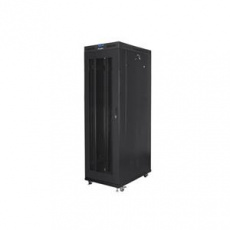 LANBERG 19" VOLNĚ STOJÍCÍ RACKOVÁ SKŘÍŇ 42U/800X1200 (v rozloženém stavu) SE SÍŤOVÝMI DVEŘMI LCD ČERNÁ  V2