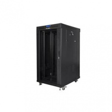 LANBERG 19" VOLNĚ STOJÍCÍ RACKOVÁ SKŘÍŇ 22U/600X800 (v rozloženém stavu) S PROSKLENÝMI DVEŘMI LCD ČERNÁ  V2
