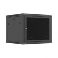 LANBERG NÁSTĚNNÁ INSTALAČNÍ SKŘÍŇ 19" 9U 600X600 ČERNÉ PERFOROVANÉ DVEŘE (PLOCHÉ BALENÍ)