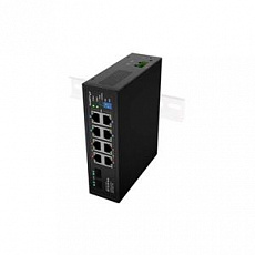 LANBERG SWITCH ILGE-8P-2S-120 LEHKÝ PRŮMYSLOVÝ POE 4XBT 4XAT 2XSFP DIN GIGABITOVÝ ETHERNET