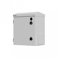LANBERG Hermetická nástěnná/sloupová RACK skříň 10" IP55 320 × 220 × 400 mm, šedá(sestavená)