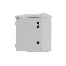 LANBERG Hermetický RACK rozvaděč 10" pro montáž na stěnu nebo stožár, IP55, 420 × 300 × 500 mm, šedý(sestavený