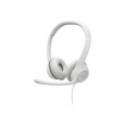 Logitech náhlavní souprava Headset H390, bílá