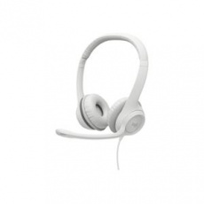 Logitech náhlavní souprava Headset H390, bílá