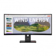 Lenovo LCD ThinkVision T34wd-40 34" curved 3440x1440 VA/6ms/300 cd/m2/3000:1/Repro/HDMI/DP/3xUSB-C/3XUSB/RJ45/Tilt/VESA/černá