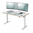 LEITZ Výškově nastavitelný elektrický ergonomický stůl Ergo bílý 120x70 cm - deska 67710001