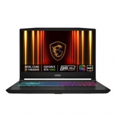 MSI Katana 15 HX B14WEK-250XCZ/i7-14650HX/32GB/1TB SSD/RTX 5050, 8GB/15,6" QHD, 165Hz IPS/Bez OS/černá