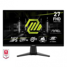 MSI Gaming monitor MAG 275F, 27" Rapid IPS/FHD/180Hz/0,5ms/2x HDMI/DP/černá