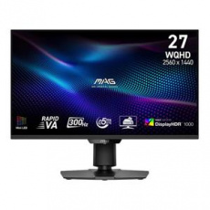 MSI Gaming monitor MAG 274QPF X30MV,27" Rapid VA Mini-LED/2560x1440(WQHD)/300Hz/0,5ms/2xHDMI/DP/Výšk. nastavitelný/Pivot