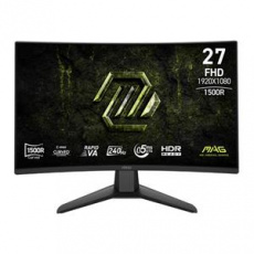 MSI Gaming monitor MAG 274CF X24, 27" Rapid VA zakřivený/FHD/240Hz/0,5ms/2xHDMI/DP/černá