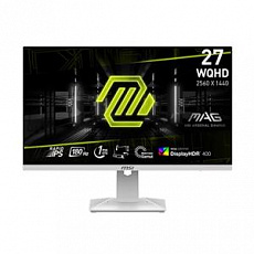 MSI Gaming monitor MAG 274QRFW X32, 27" Rapid IPS/2560x1440(WQHD)/320Hz/0,5ms/2x HDMI/DP/Výškově nastavitelný/Pivot/bílá