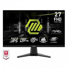 MSI Gaming monitor MAG 272F X24, 27" Rapid IPS/FHD/240Hz/0,5ms/2x HDMI/DP/černá