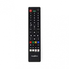 Nedis TVRC45PASHBK - Náhradní Dálkový Ovladač | Panasonic / Sharp TV | Předprogramovaný | Černá