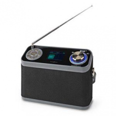 Nedis RDDB5110BK - DAB+ Rádio- Stolní Provedení/ DAB+ / FM | 2.4 " | Digitální | 24 W | Bluetooth®  Budík | Černá