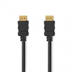 Nedis CVGL34060BK05 - Kabel High Speed HDMI™ s Ethernetem | Konektor HDMI™ - Konektor HDMI™ | 0,5 m | Černá barva