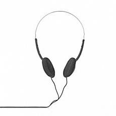 Nedis HPWD1101BK - Kabelová Sluchátka | Přes Uši | 3,5 mm | Délka kabelu: 1.20 m | Černá